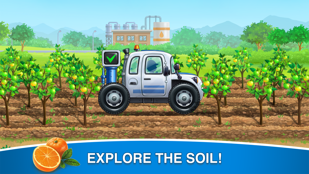 Farm kids games my Farming car - Gameplay image of android game