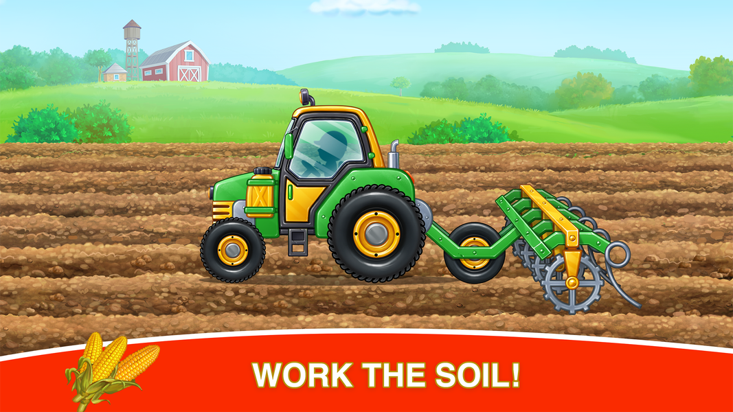 Corn Harvest Baby Farming Game - Gameplay image of android game