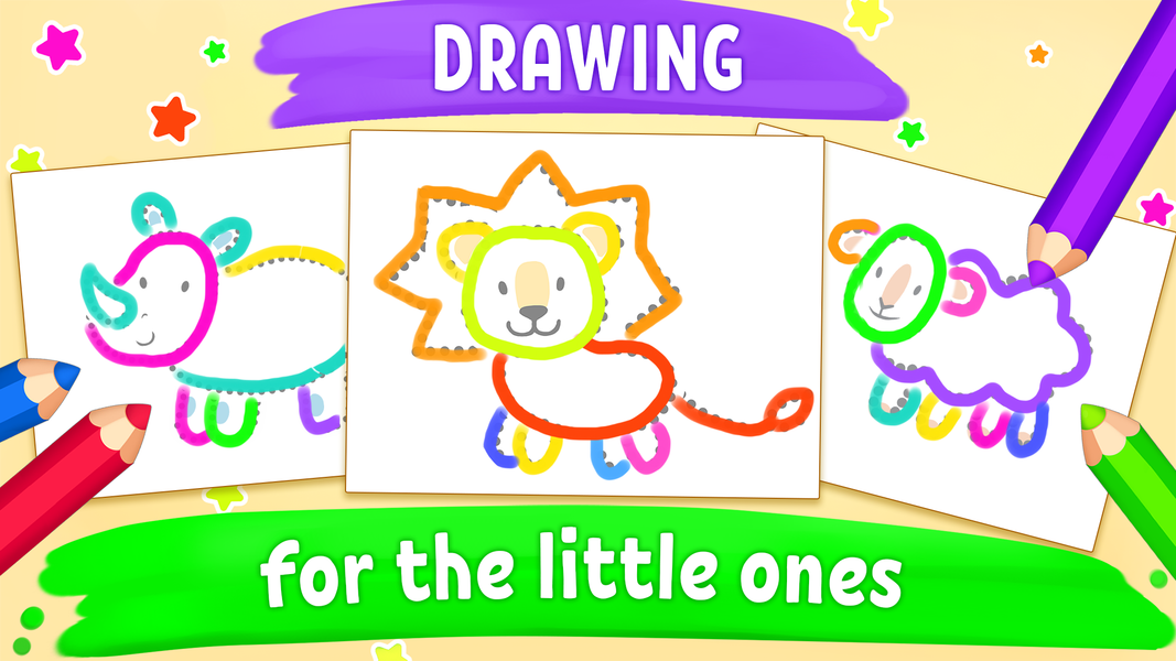 Coloring book Games for kids 2 - عکس بازی موبایلی اندروید