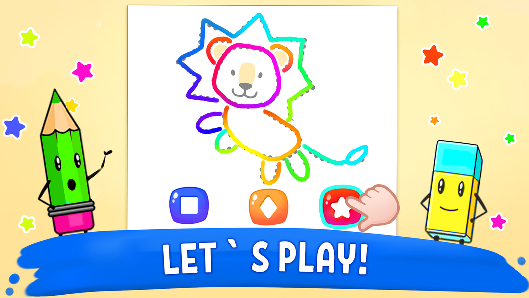 Coloring book Games for kids ۲ - عکس بازی موبایلی اندروید