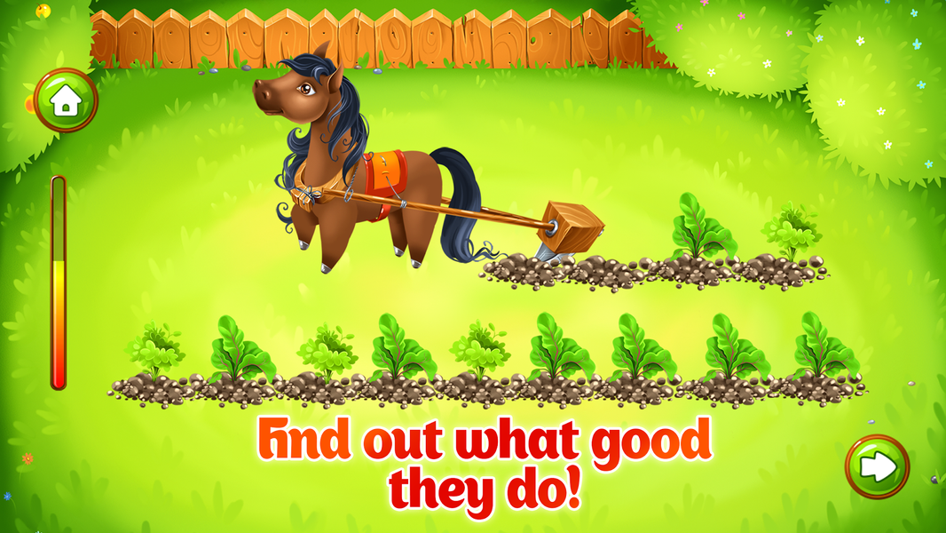 Kids Animal Farm Toddler Games - عکس بازی موبایلی اندروید