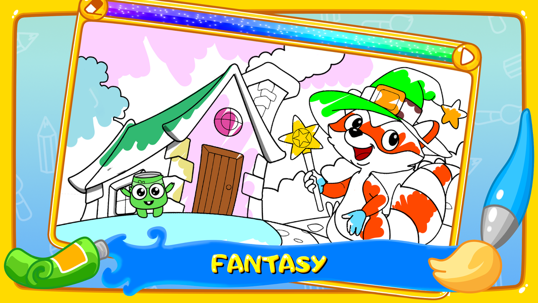 Coloring book! Game for kids ۲ - عکس بازی موبایلی اندروید