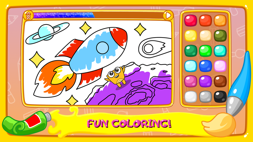 Coloring book! Game for kids 2 - عکس بازی موبایلی اندروید