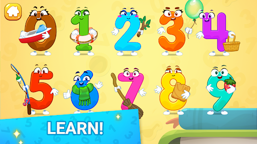 Numbers for kid Learn to count - عکس بازی موبایلی اندروید