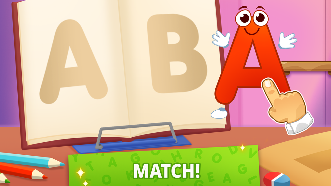 ABC kids! Alphabet, letters - عکس برنامه موبایلی اندروید