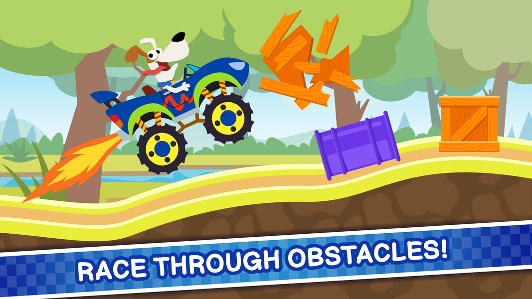 Monster Truck! Kids Racer Game - Image screenshot of android app