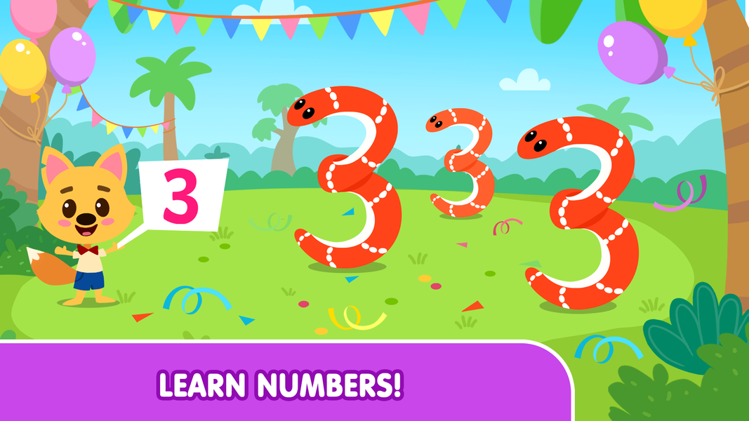 Numbers learning game for kids - عکس بازی موبایلی اندروید