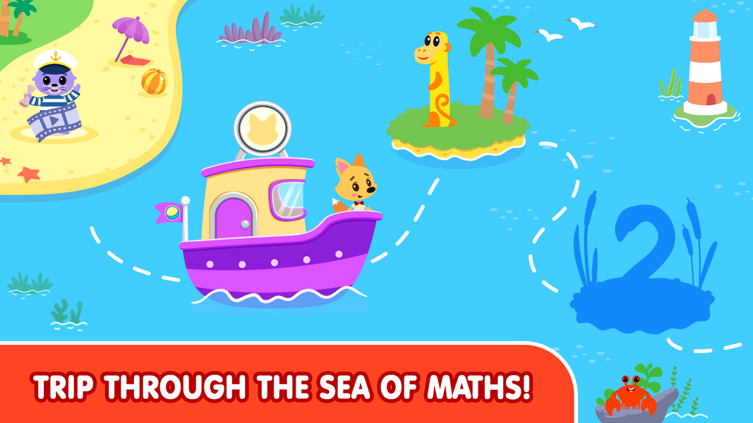Numbers learning game for kids - عکس بازی موبایلی اندروید