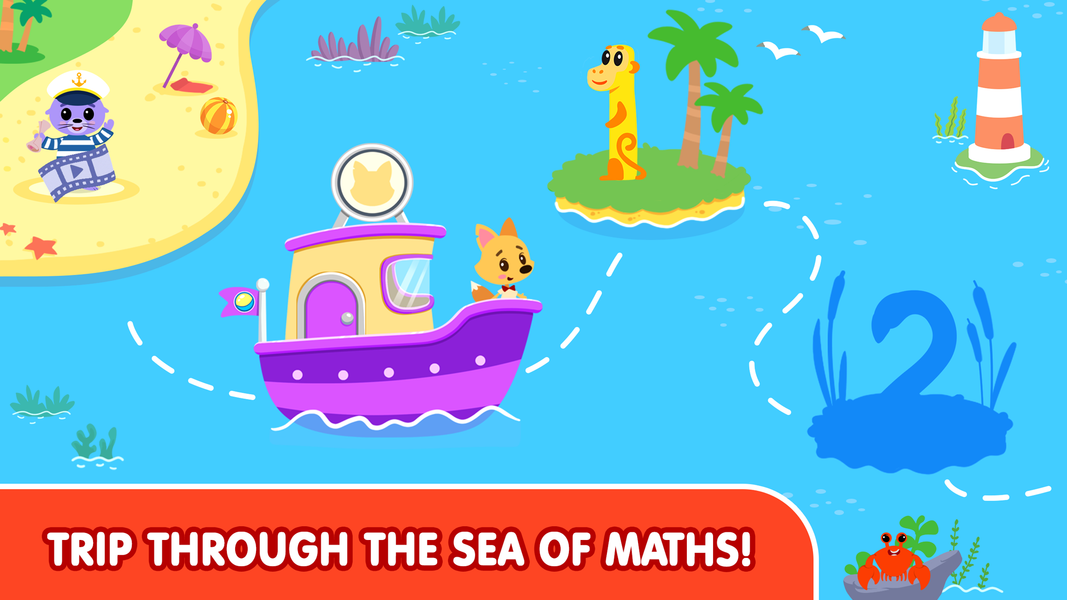 Numbers learning game for kids - Gameplay image of android game