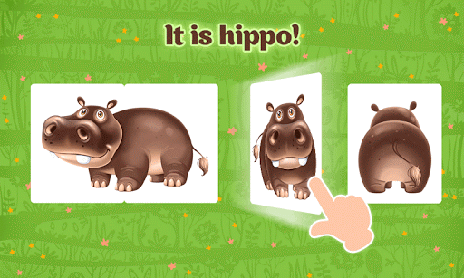 Animal Flashcards for Toddlers: Kids Learn Animals - Gameplay image of android game