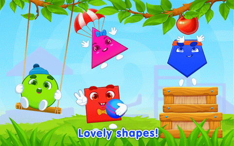Learning shapes: toddler games - Gameplay image of android game