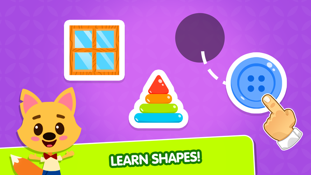 Shape learning: baby games 2 4 - عکس بازی موبایلی اندروید