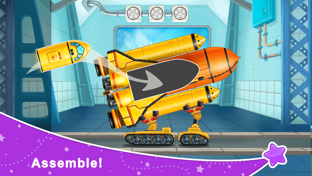 Rocket ۴ space games Spaceship - عکس برنامه موبایلی اندروید