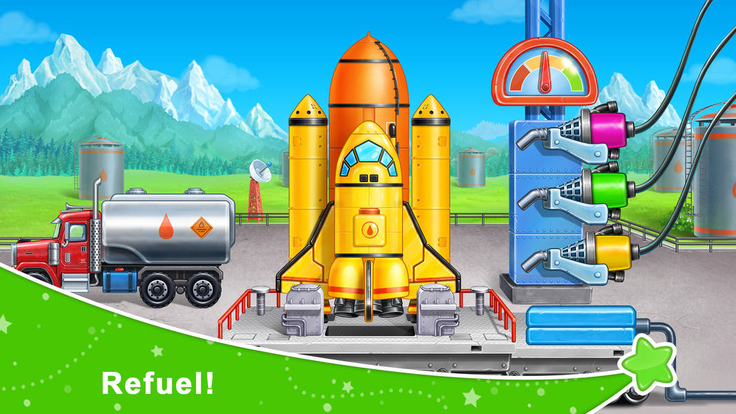 Rocket 4 space games Spaceship - عکس برنامه موبایلی اندروید