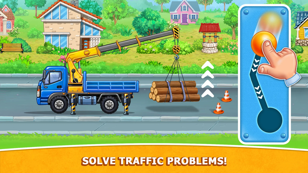 Kids Truck: City Builder Games - عکس بازی موبایلی اندروید