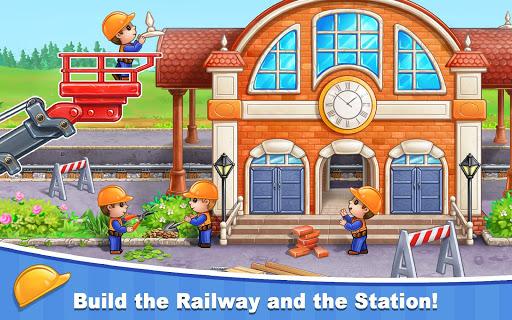 Train Games for Kids: station - Gameplay image of android game