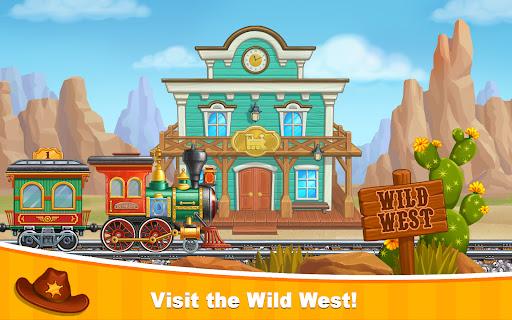 Train Games for Kids: station - Gameplay image of android game