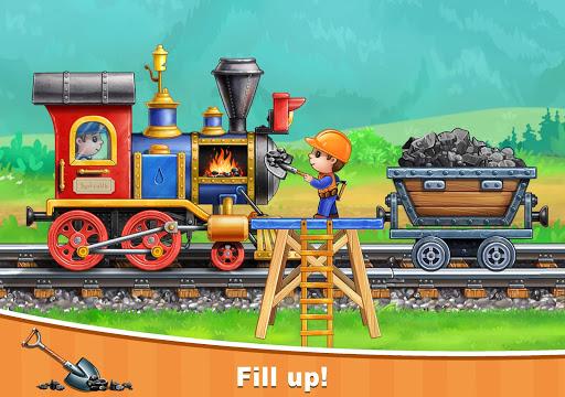 Train Games for Kids: station - Gameplay image of android game