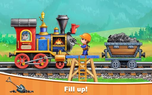 Train Games for Kids: station - Gameplay image of android game