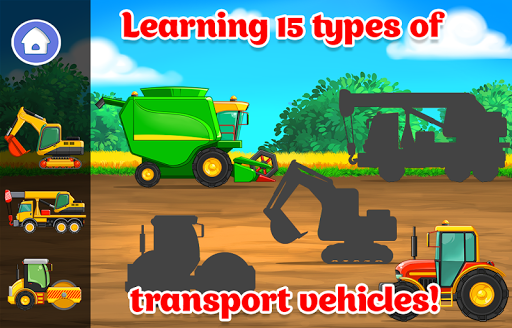 Kids Cars Games build a truck - Gameplay image of android game