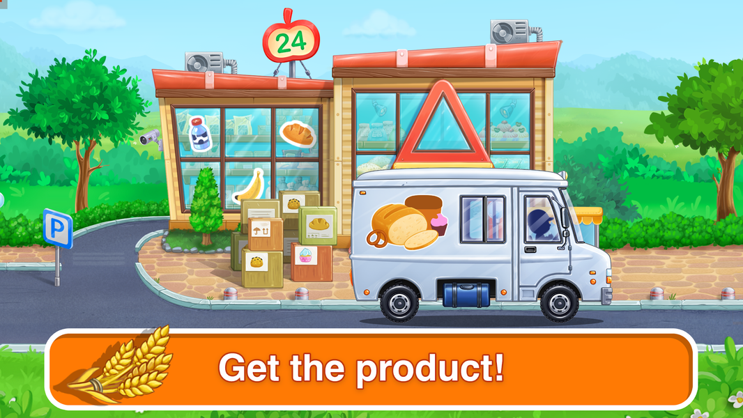 Wheat Harvest: Farm Kids Games - عکس بازی موبایلی اندروید