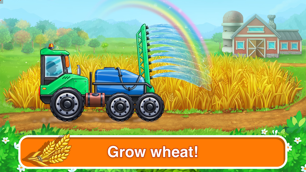 Wheat Harvest: Farm Kids Games - عکس بازی موبایلی اندروید