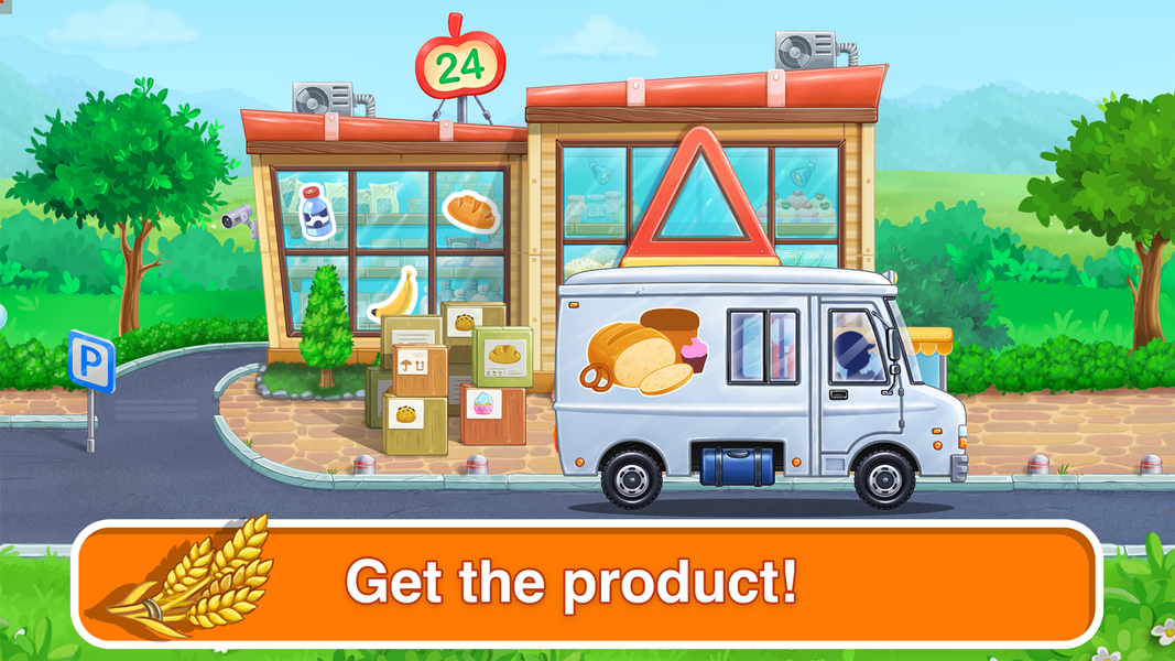 Wheat Harvest: Farm Kids Games - عکس بازی موبایلی اندروید