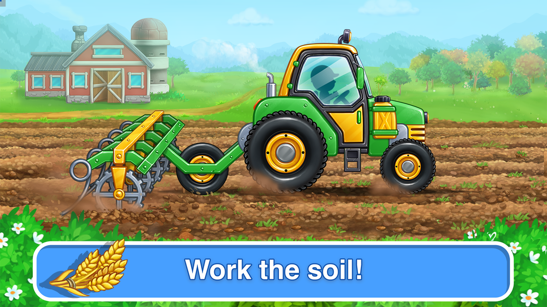 Wheat Harvest: Farm Kids Games - عکس بازی موبایلی اندروید