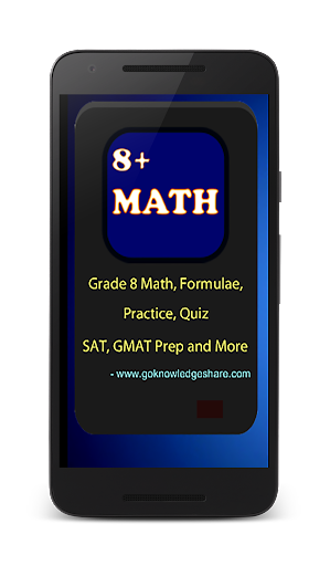 Grade 8 Math And More - Image screenshot of android app