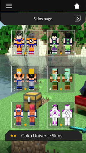 Goku Skin DragonBall for Minecraft 2021 - Image screenshot of android app