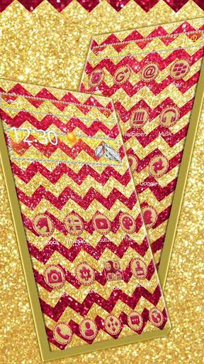 Gold Muti Wave Giltter Theme - عکس برنامه موبایلی اندروید