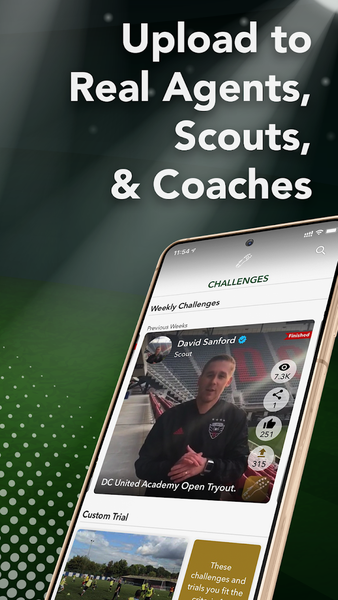 GoldCleats Soccer App - Image screenshot of android app