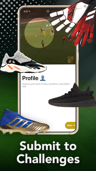 GoldCleats Soccer App - Image screenshot of android app