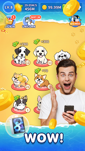 Golden Puppy - Bring Wealth - Gameplay image of android game