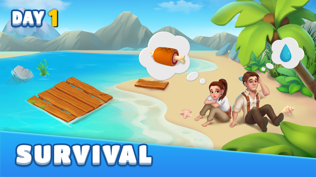 Golden Island: Survivors Farm - عکس بازی موبایلی اندروید