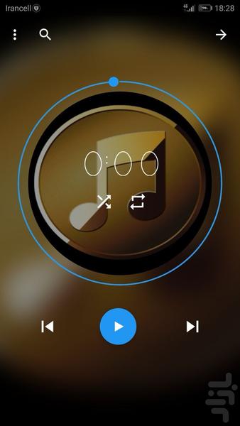 موزیک پلیر حرفه ای - عکس برنامه موبایلی اندروید
