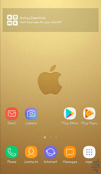 golden apple theme - Image screenshot of android app