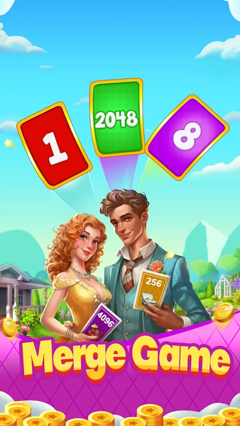 Golden Card Merge Game - عکس بازی موبایلی اندروید