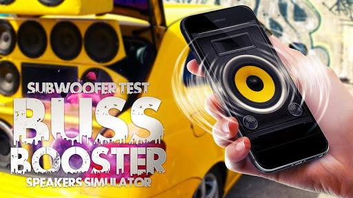 Bass Booster subwoofer test speakers simulator - Gameplay image of android game