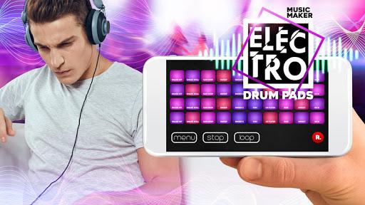 Drum Pad electro music maker dj - Gameplay image of android game