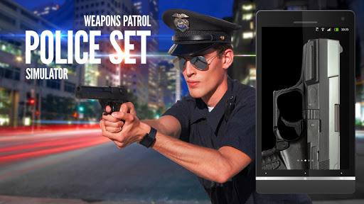 Police set weapons patrol simulator - Image screenshot of android app