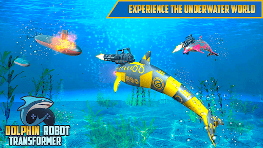 Dolphin Robot Transform Wars - عکس بازی موبایلی اندروید