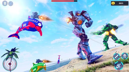 Dolphin Robot Transform Wars - عکس بازی موبایلی اندروید