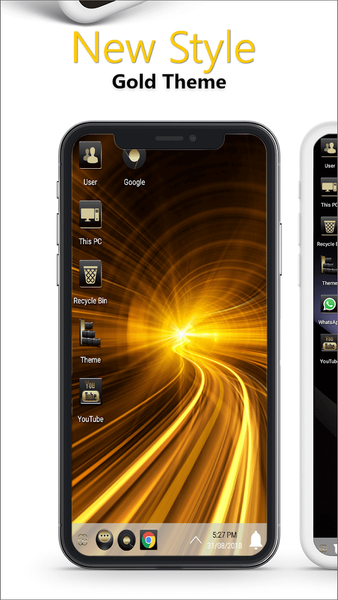 Golden Theme For  Launcher - Image screenshot of android app