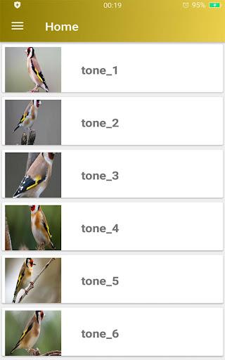 Goldfinch Tones - Image screenshot of android app