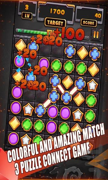 Jewels Link Puzzle - Gameplay image of android game