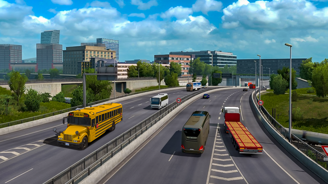 School Bus Transport Simulator - Gameplay image of android game