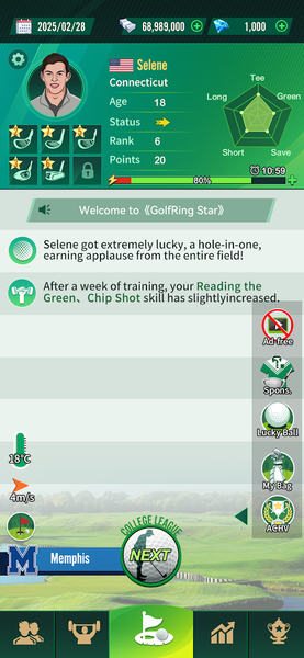 Golf Rising Star - عکس بازی موبایلی اندروید