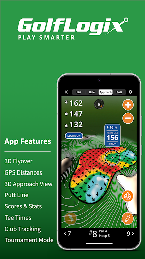 GolfLogix Golf GPS + 3D Putts - Image screenshot of android app