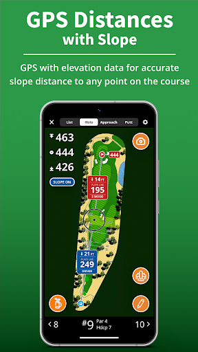 GolfLogix Golf GPS + 3D Putts - Image screenshot of android app